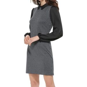 Tommy Hilfiger Womens Peter Pan Collar a Line Dress 8 NWT